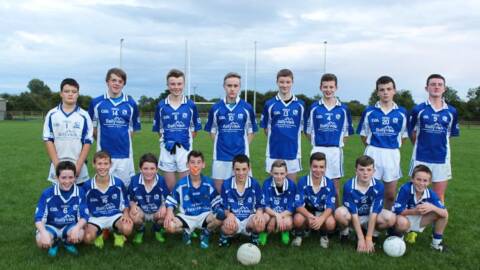 Skryne U14’s Vrs Dunderry in the Div 3 Shield Final a game that was lost out after Extra Time.