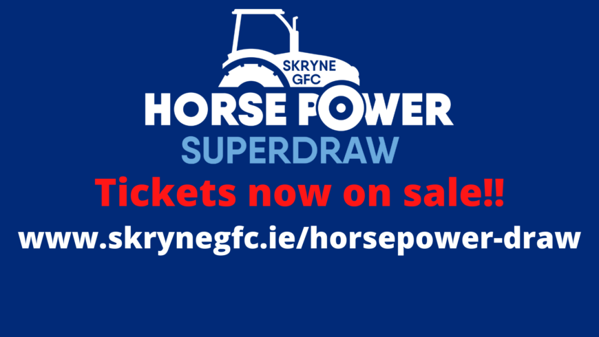 HORSEPOWER DRAW ONLINE TICKETS NOW AVAILABLE!!