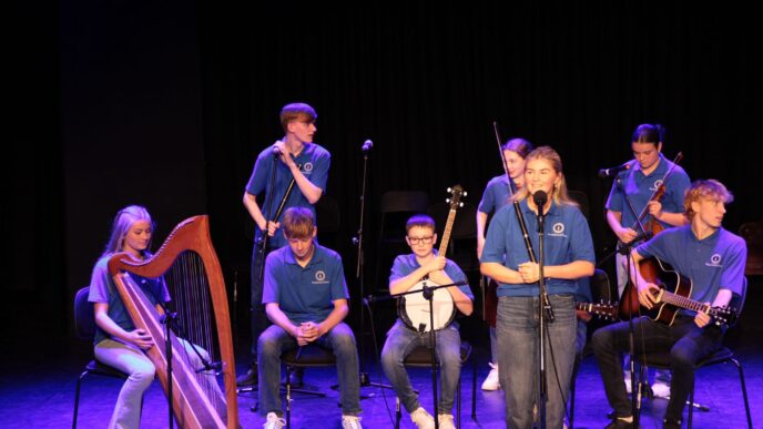 Great representation from Skryne GFC at the Swift Centre in Trim to celebrate Oíche Chultúir